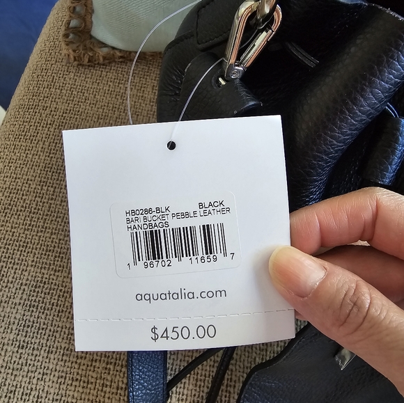 NWT Aquatalia Bucket leather bag - Picture 4 of 13